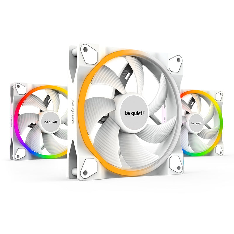 be quiet! Light Wings 140mm White PWM Fan - 3 Pack