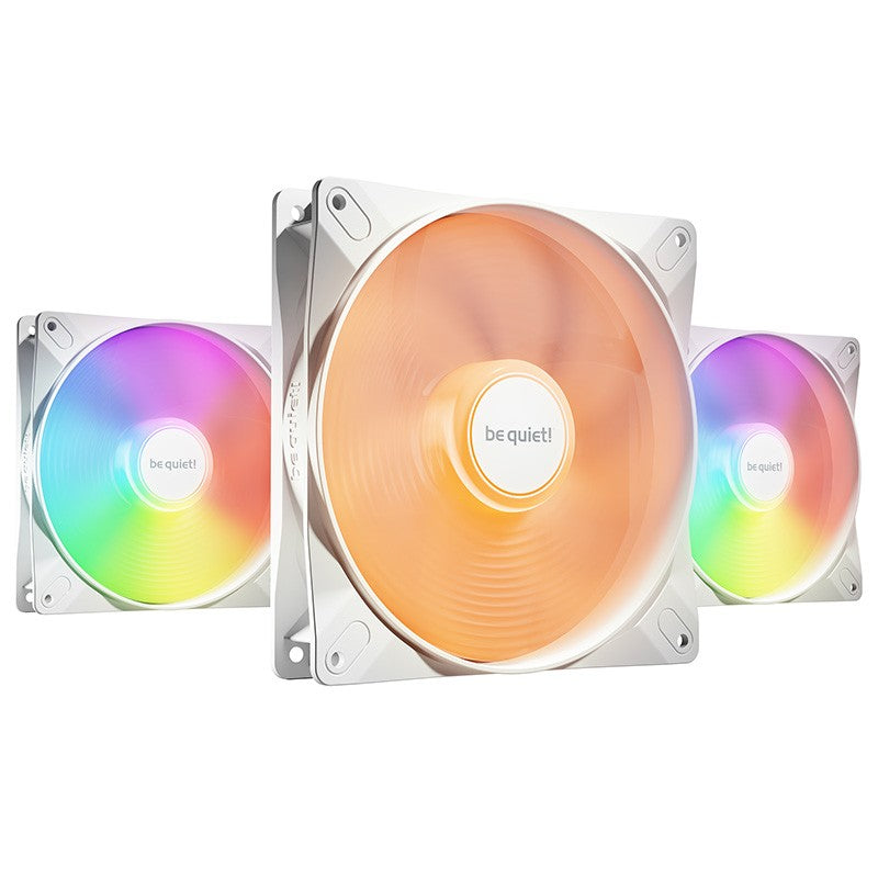 be quiet! Light Wings LX 140mm PWM High-Speed Fan Triple Pack - White