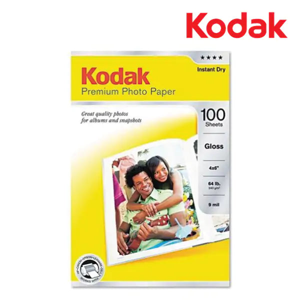 Kodak 100SHT PREMIUM PHOTO GLOSSY 4 X 6