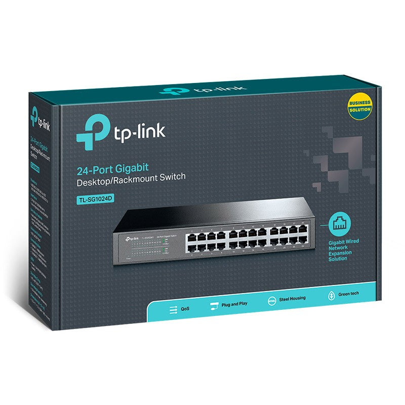 TP-Link 24 Port Gigabit 10/100/1000 Switch Desktop/Rackmount
