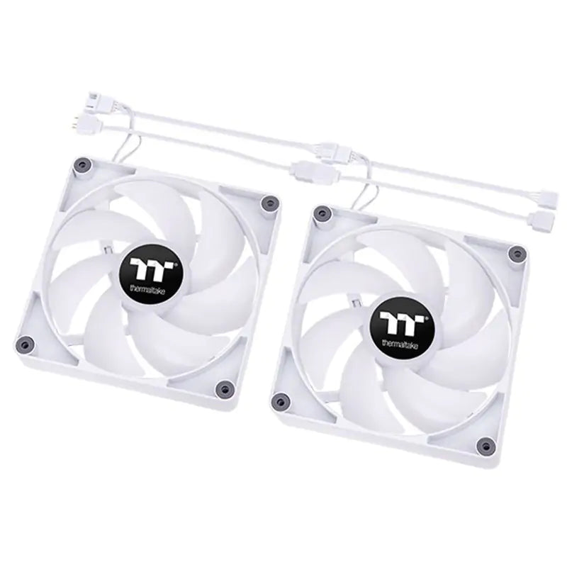 Thermaltake CT120 120mm ARGB PWM Cooling Fan 2 Pack - White