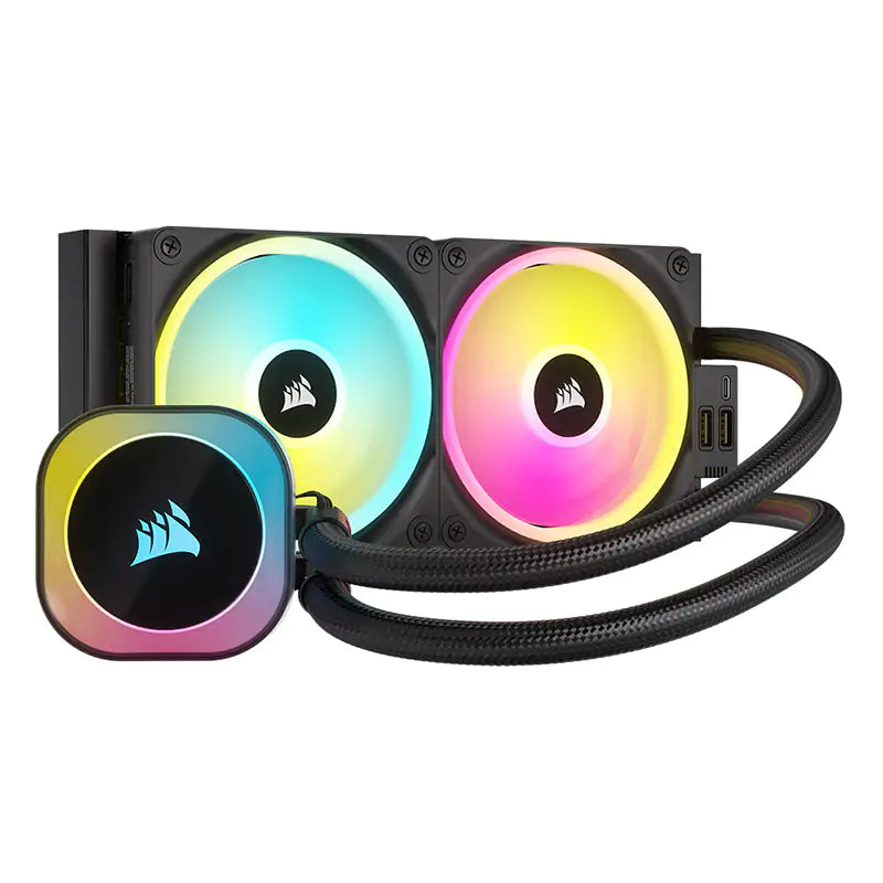 Corsair iCUE LINK H100i 240mm RGB AIO Black Liquid CPU Cooler