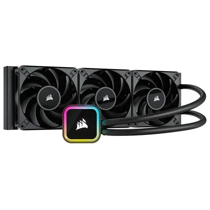 Corsair iCUE H150i ELITE 360mm RGB AIO Liquid CPU Cooler Black