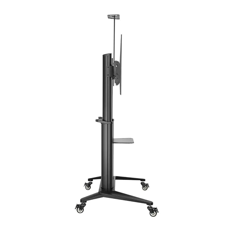 Brateck Ultra-Modern Large Screen Aluminum TV Cart for up to 140kg 70in to 120in Monitors