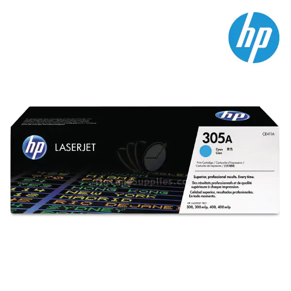 HP CE411A 305A Cyan Toner Cartridge (for HP CLJ451DN)