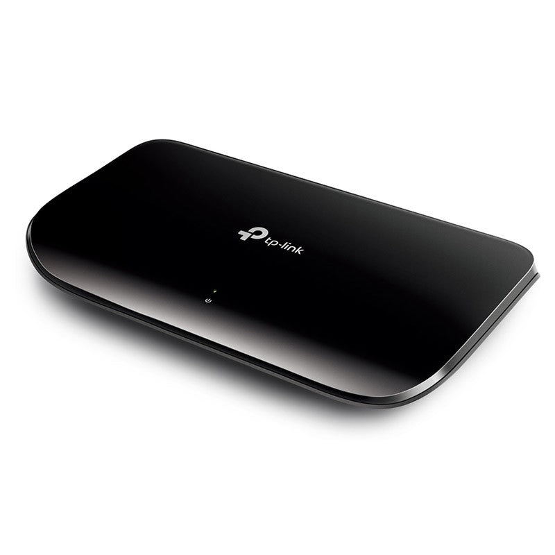 TP-LINK 8-port Desktop Gigabit Switch, 8 10/100/1000M RJ45 ports, plastic case