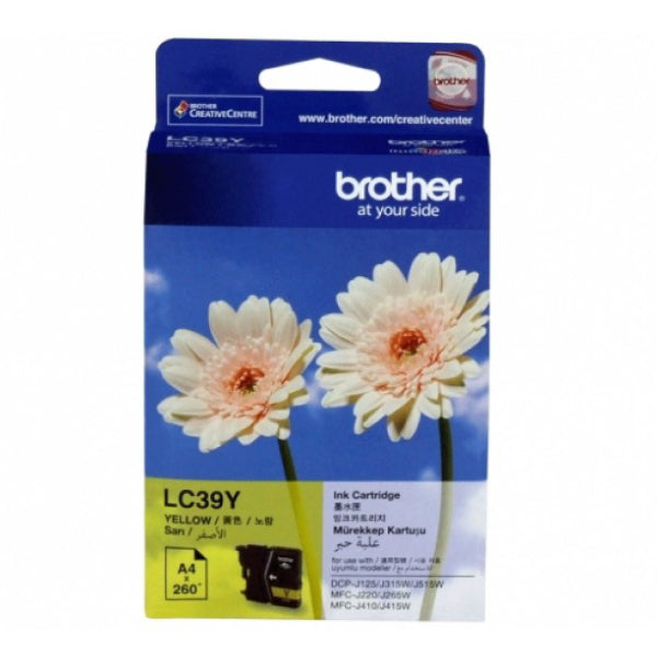 Brother Genuine Yellow Ink Cartridge