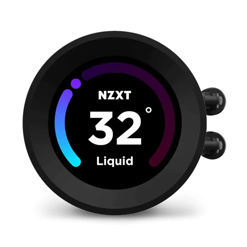 NZXT Kraken Elite 360 360mm AIO Liquid CPU Cooling with LCD Display - Black