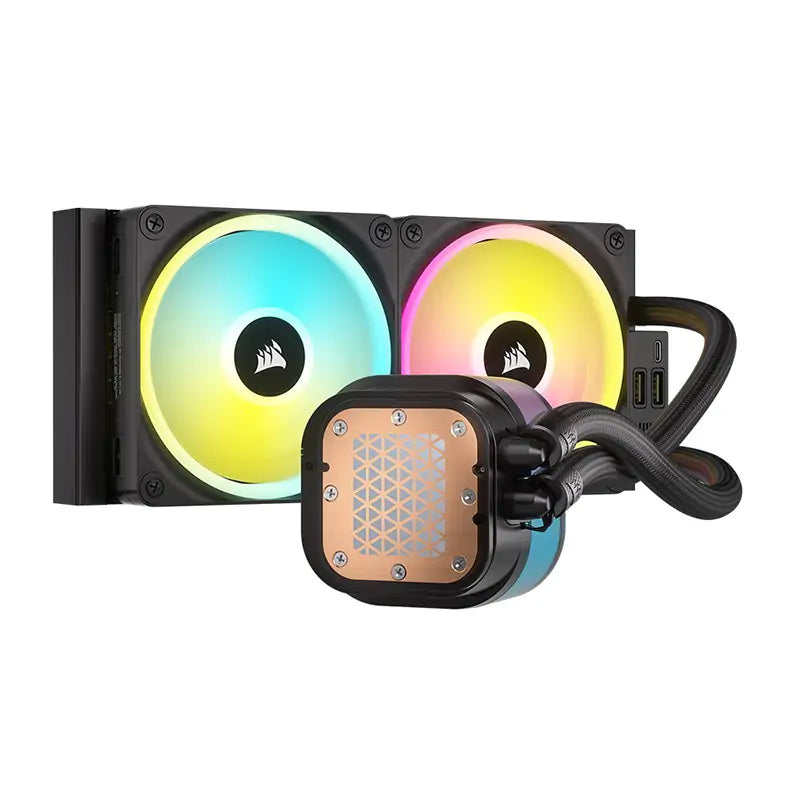 Corsair iCUE LINK H100i 240mm RGB AIO Black Liquid CPU Cooler