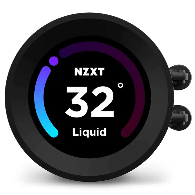 NZXT Kraken Elite 240 240mm AIO Liquid Cooler with LCD Display - Black