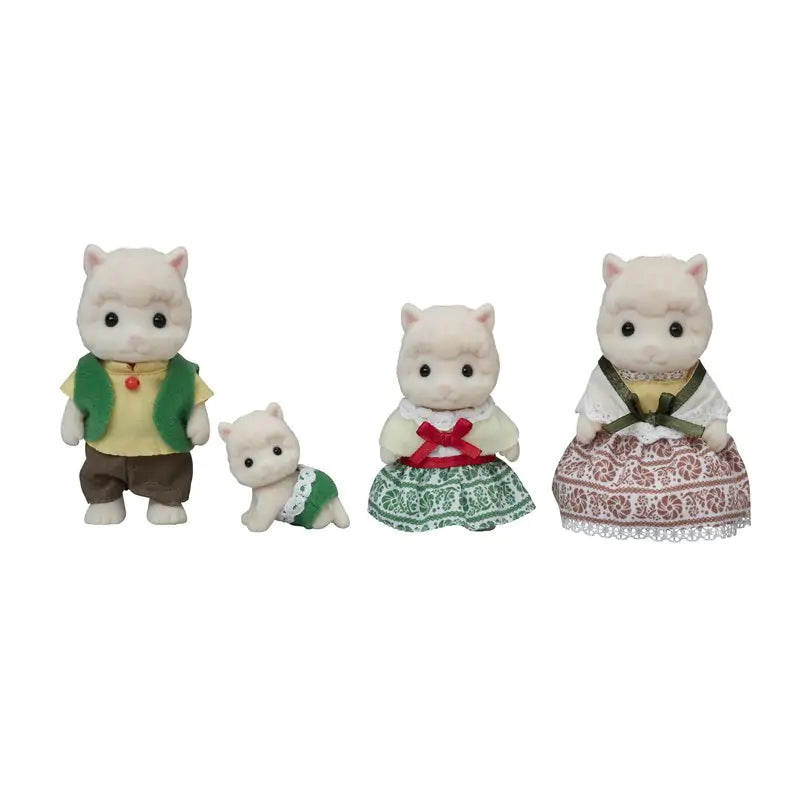 Sylvanian Families Woolly Alpaca Family