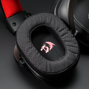 Redragon H510 Zeus-X RGB Black USB Wired Gaming Headphone Headset - 7.1 Surround Sound 53MM Audio Drivers in Memory Foam Ear Pads