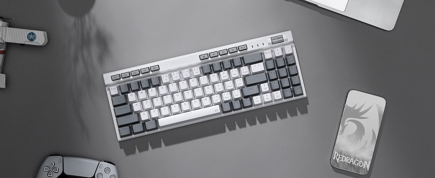 Redragon K655 75% RGB Wired Mechanical Gaming Keyboard, 78 Keys Hot-Swap Mechanical Keyboard w/Aluminum Cover Board, Upgraded Socket and Onboard Macro