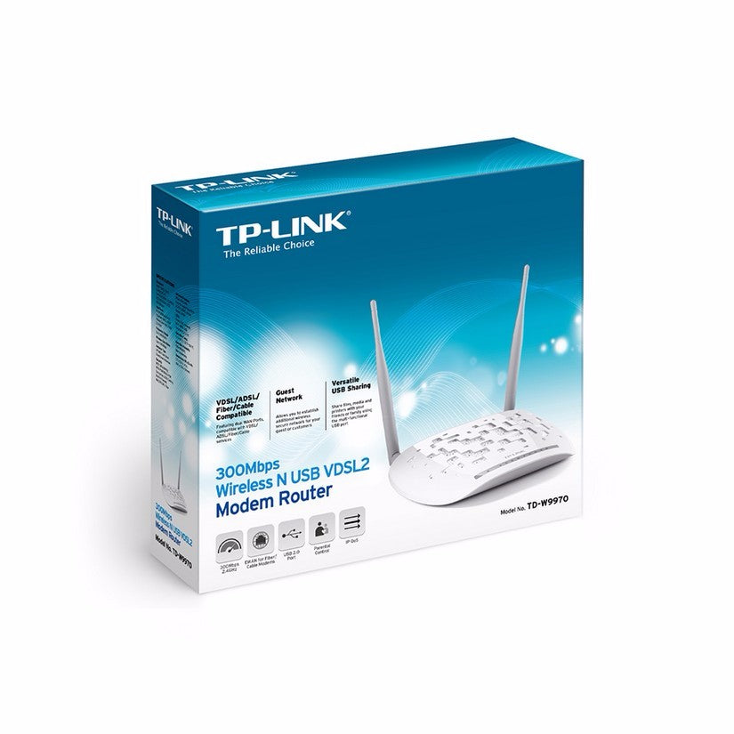 TP-Link 300Mbps Wireless N USB VDSL2 Modem Router