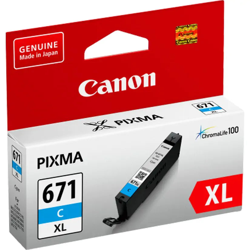 Canon CLI671XLC Cyan Extra Large Ink Tank for MG5760BK MG6860 MG7760