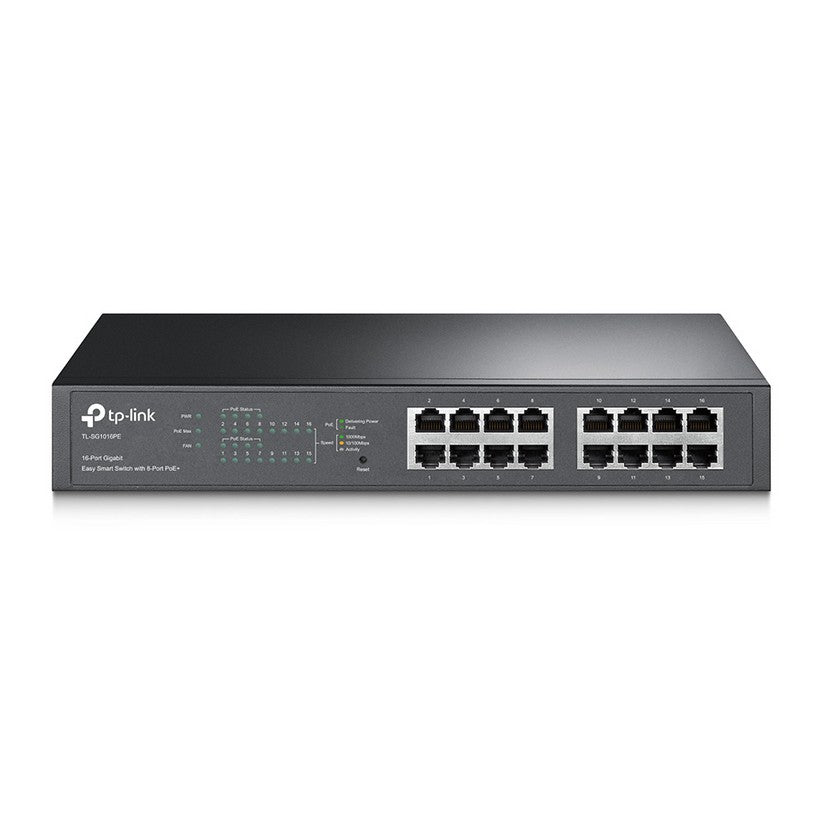TP-Link 16-Port Gigabit Desktop/Rackmount Switch with 8-Port PoE+