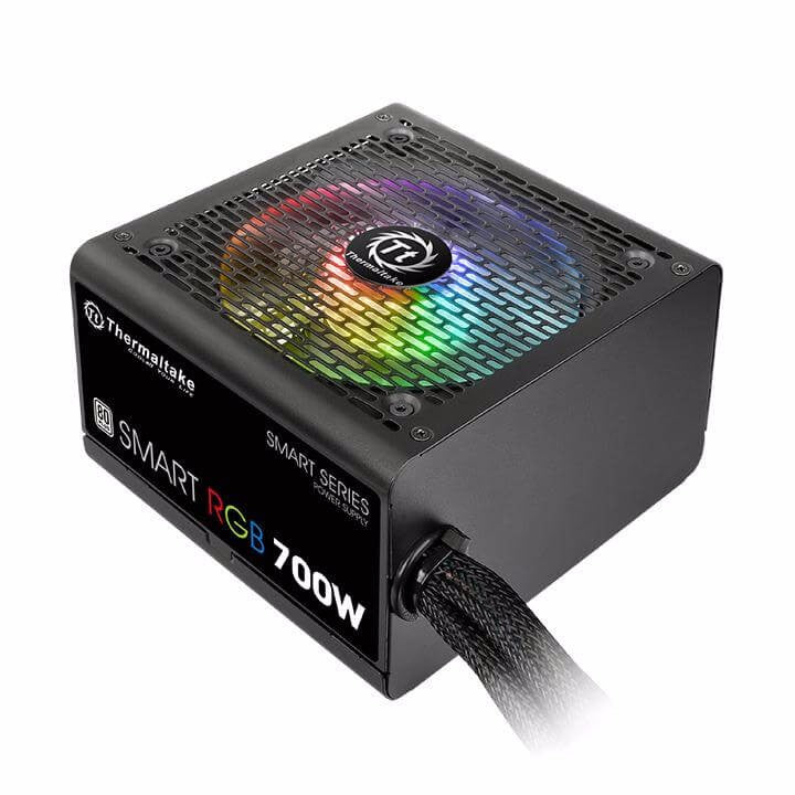 Thermaltake 700W Smart RGB 80+ ATX Power Supply