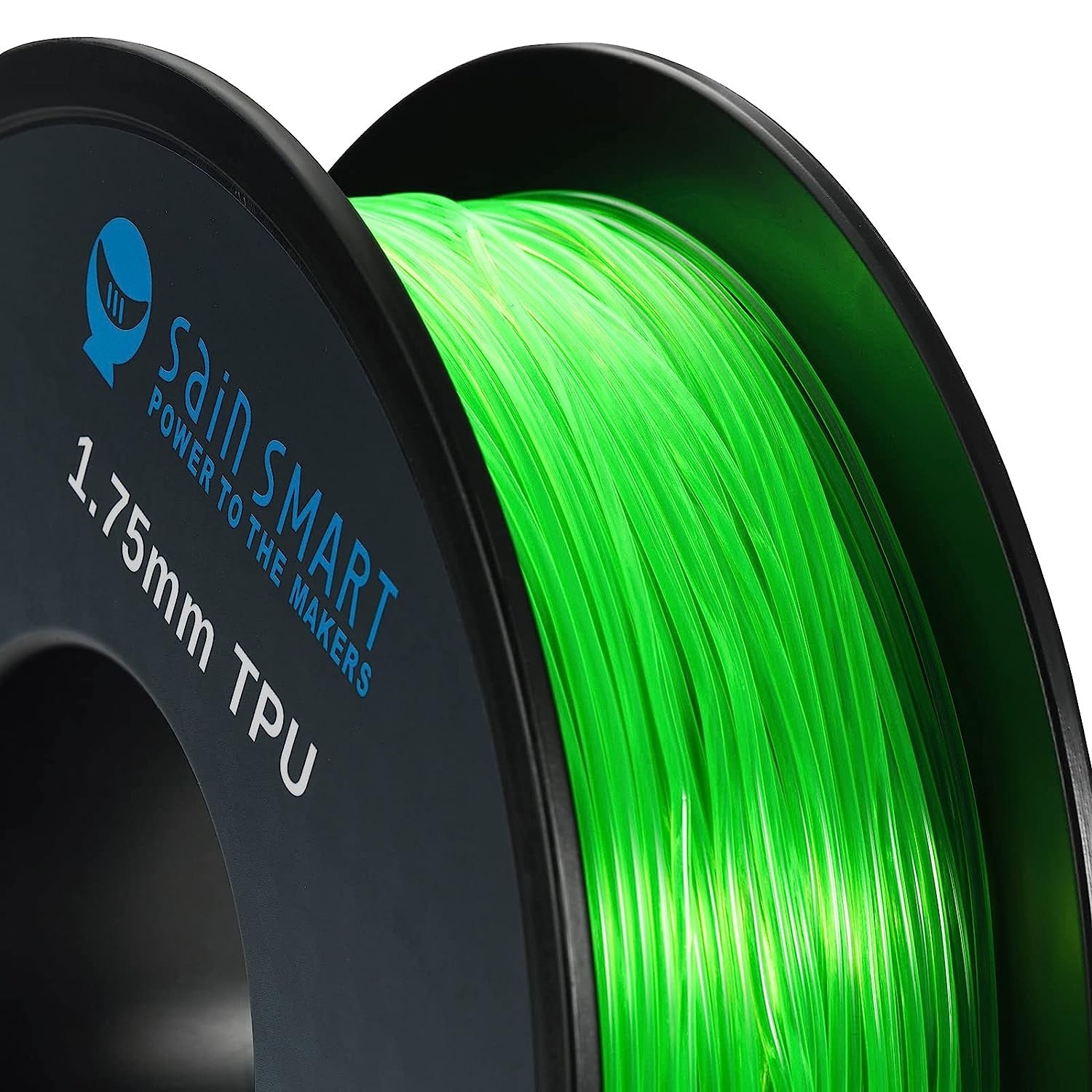 SainSmart Green Flexible TPU 3D Printing Filament, 1.75 mm, 0.8 kg, Dimensional Accuracy +/- 0.05 mm
