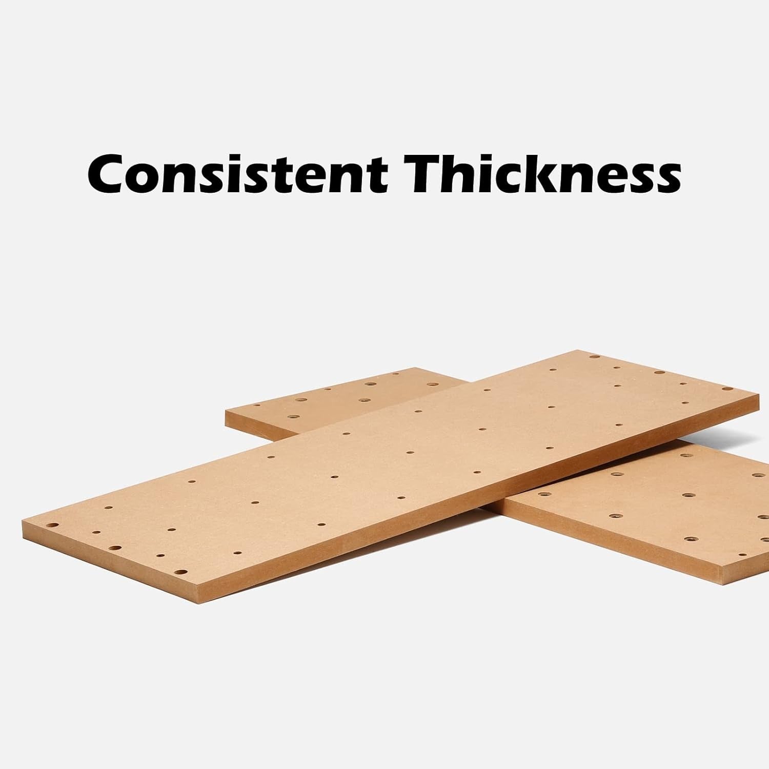 Genmitsu Threaded Inserts MDF Spoilboard for Genmitsu 4040-PRO CNC Machine, Two Pieces, Size for Single Piece 23.26” x 8.66” x 0.59", M6 Holes