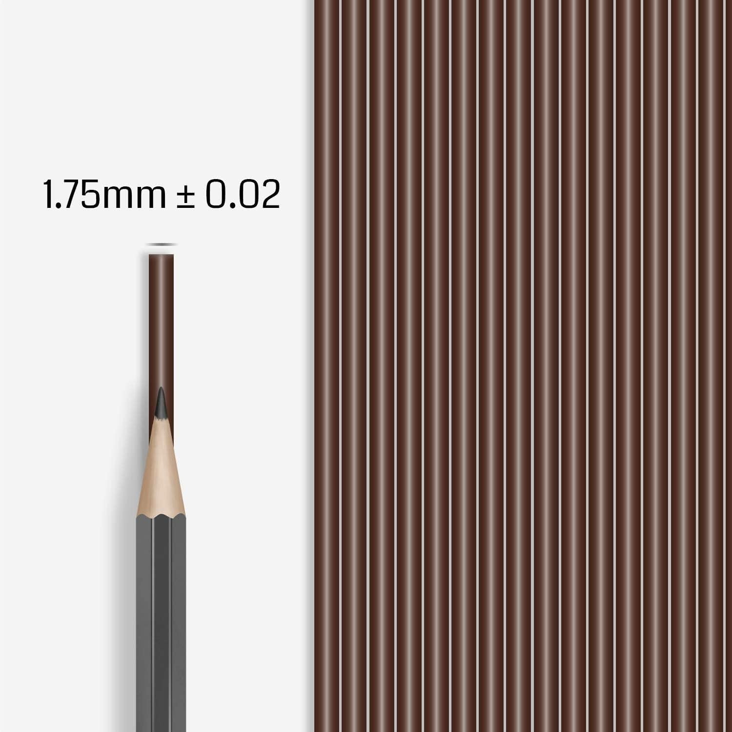 SainSmart PRO-3 Tangle-Free Premium PETG Filament 1.75mm Skin Tone Filament for 3D Printing,Dark Brown,Model Figures and Prosthetics Printing