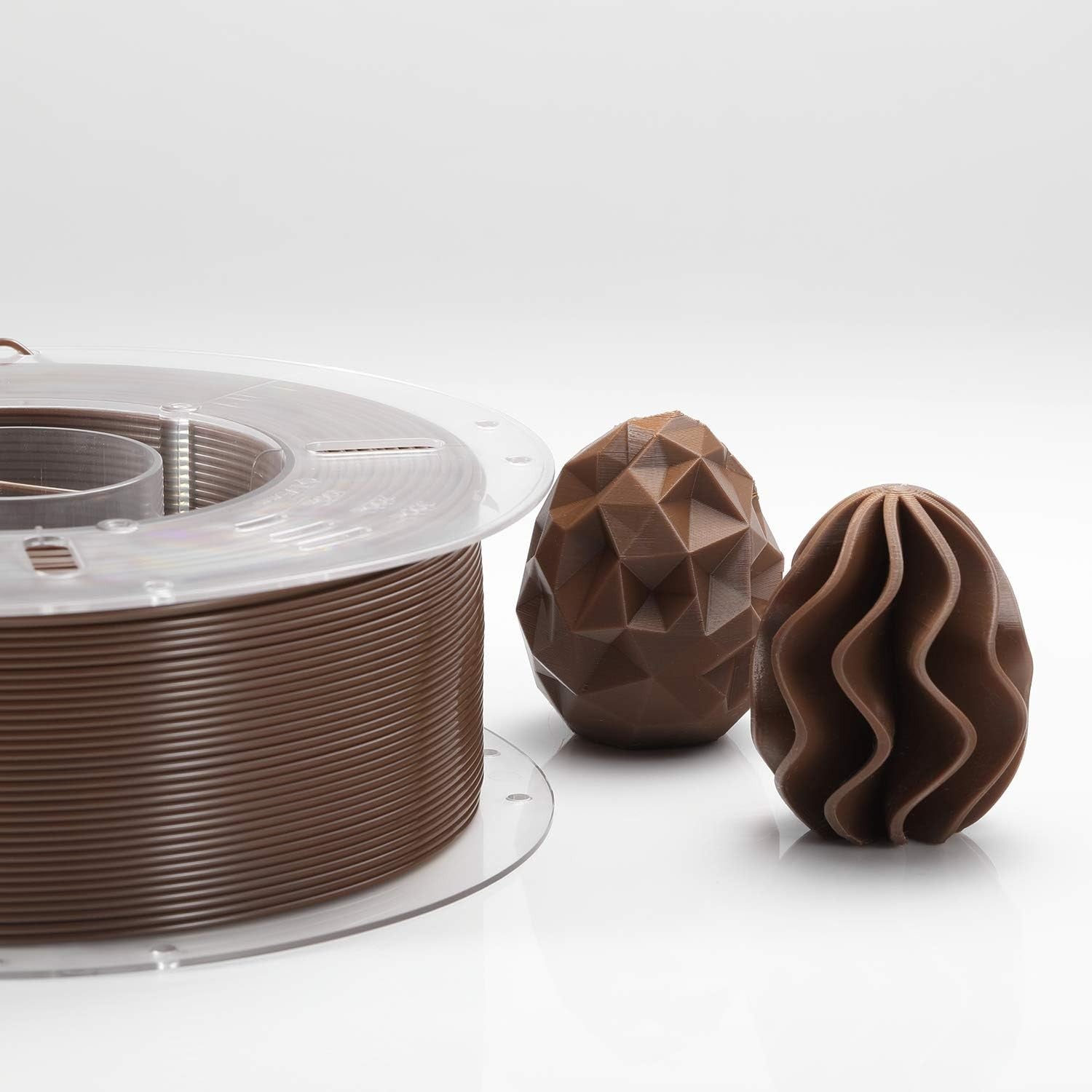 SainSmart PRO-3 Tangle-Free Premium PETG Filament 1.75mm Skin Tone Filament for 3D Printing,Dark Brown,Model Figures and Prosthetics Printing