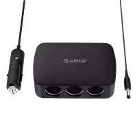 4 Port USB HUB in Car with 3 Cigarette Lighter Ports Orico