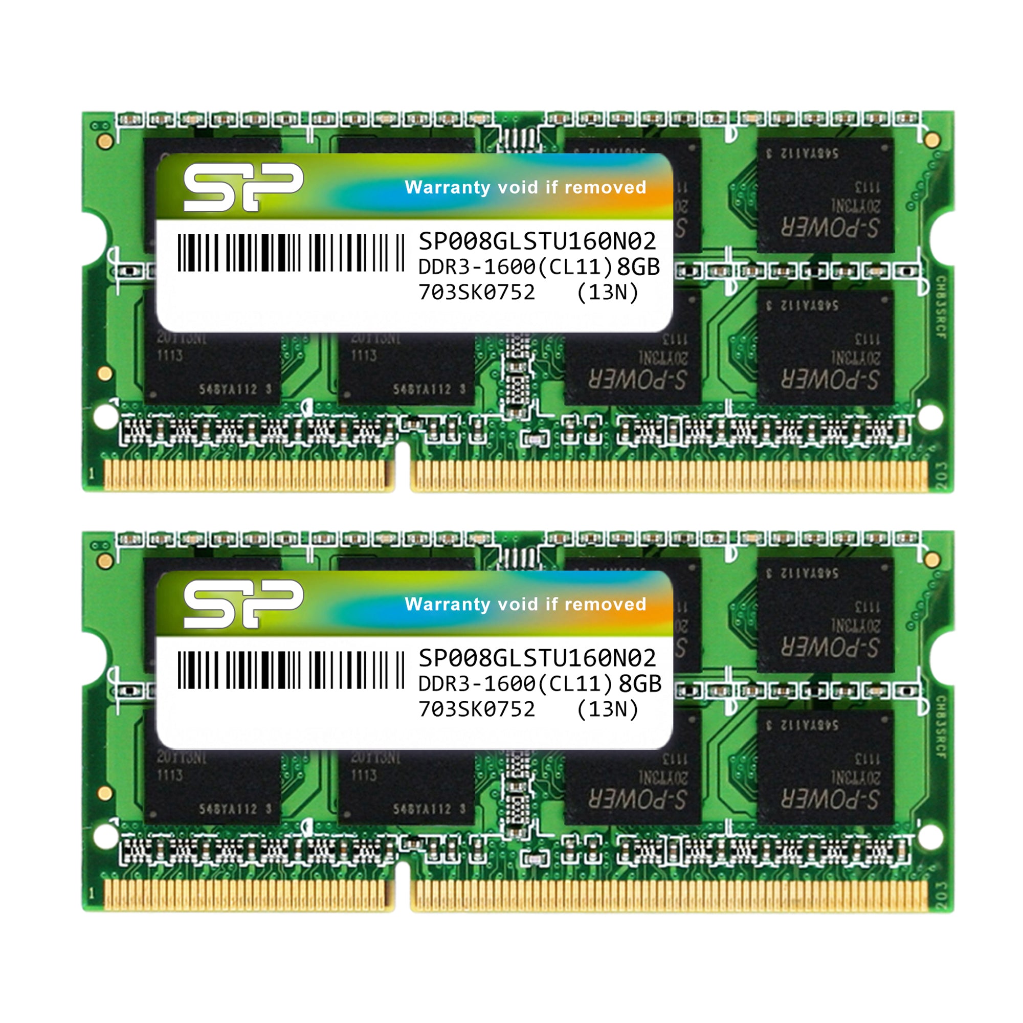 Silicon Power 16GB  SP016GLSTU160N22 DDR3L 1600MHz PC3-12800 1.35V CL11 SODIMM RAM