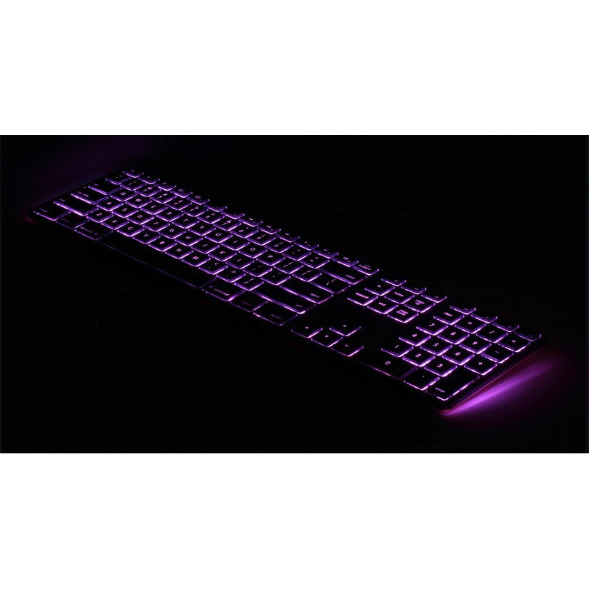 Matias Wired Aluminium RGB Backlit Keyboard for Mac - Silver