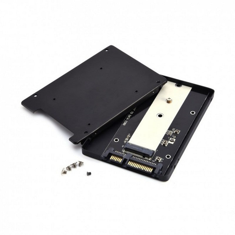 Simplecom NGFF M.2 B Key to 7mm 2.5in SATA Converter Enclosure Aluminium