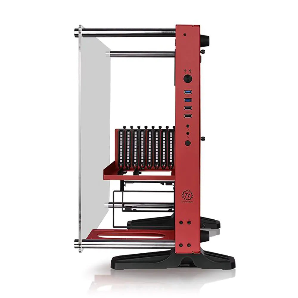 Thermaltake Core P3 TG Red Edition with Tt Gaming Riser Cable