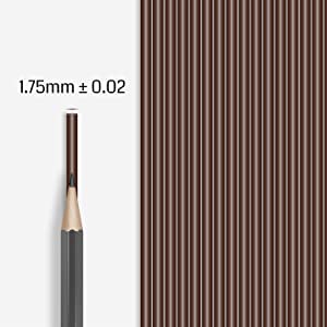 SainSmart PRO-3 Tangle-Free Premium PETG Filament 1.75mm Skin Tone Filament for 3D Printing,Dark Brown,Model Figures and Prosthetics Printing