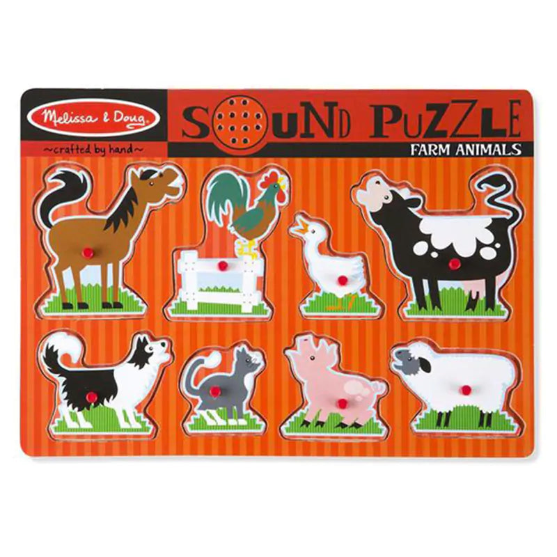 Melissa & Doug Farm Animals Sound Puzzle - 8pc