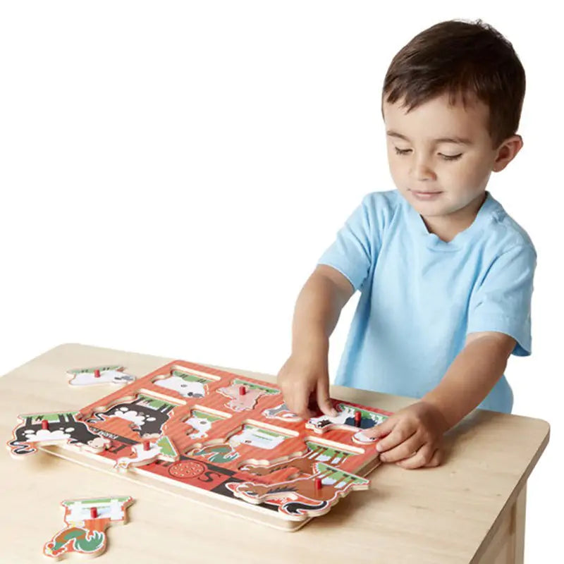 Melissa & Doug Farm Animals Sound Puzzle - 8pc