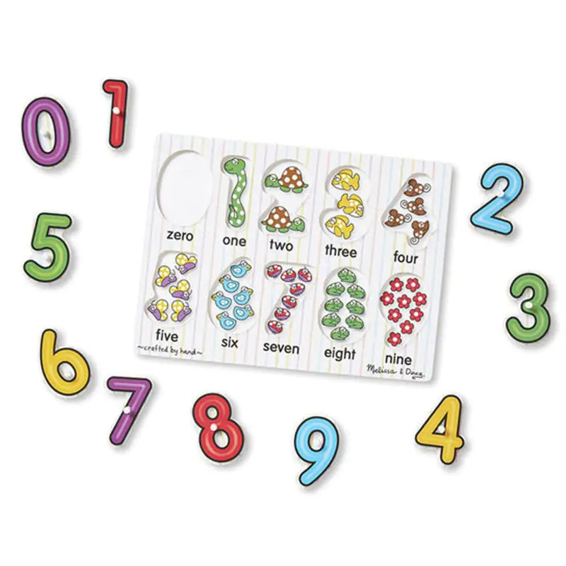 Melissa & Doug Numbers Peg Puzzle