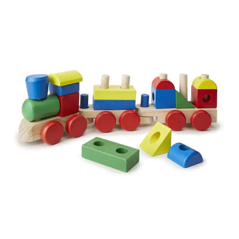 Melissa & Doug Wooden Stacking Train