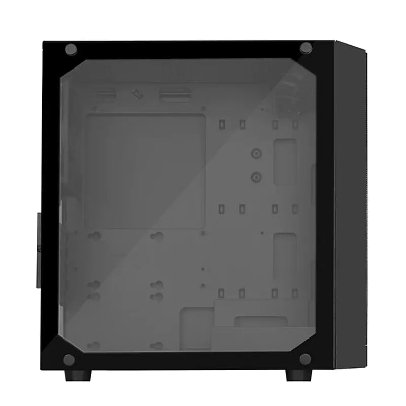 SilverStone PS15B-G Precision Tempered Glass mATX Case - Black