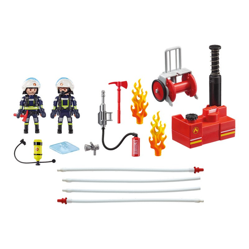 Playmobil Firefighters with Water Pump