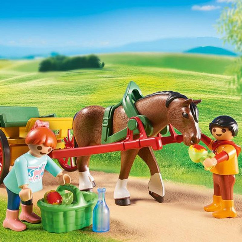 Playmobil Horse-Drawn Wagon