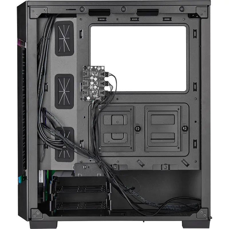 Corsair iCUE 220T Tempered Glass RGB Mid Tower ATX Case - Black