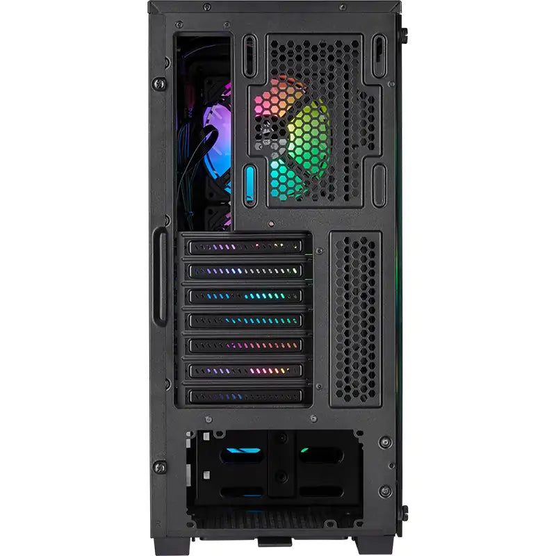 Corsair iCUE 220T Tempered Glass RGB Mid Tower ATX Case - Black