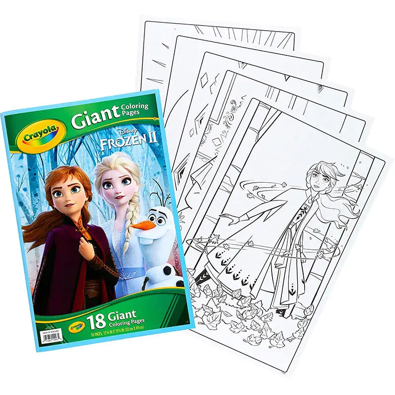 Crayola Frozen 2 Giant Colouring Pages