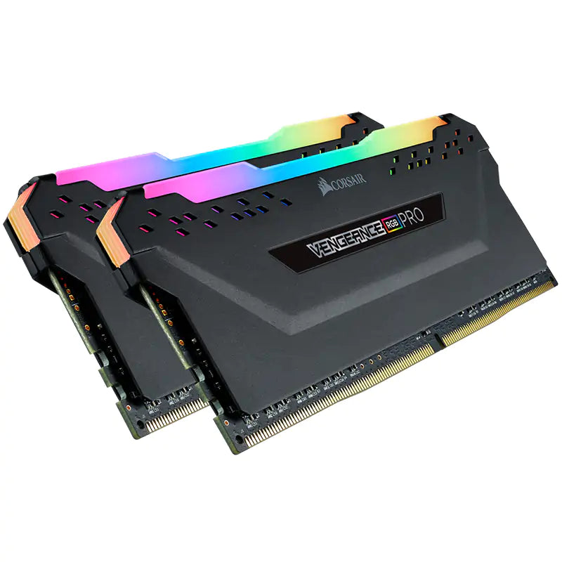 Corsair 16GB (2x8GB) CMW16GX4M2Z3200C16 Vengeance RGB Pro 3200Mhz DDR4 RAM - Black
