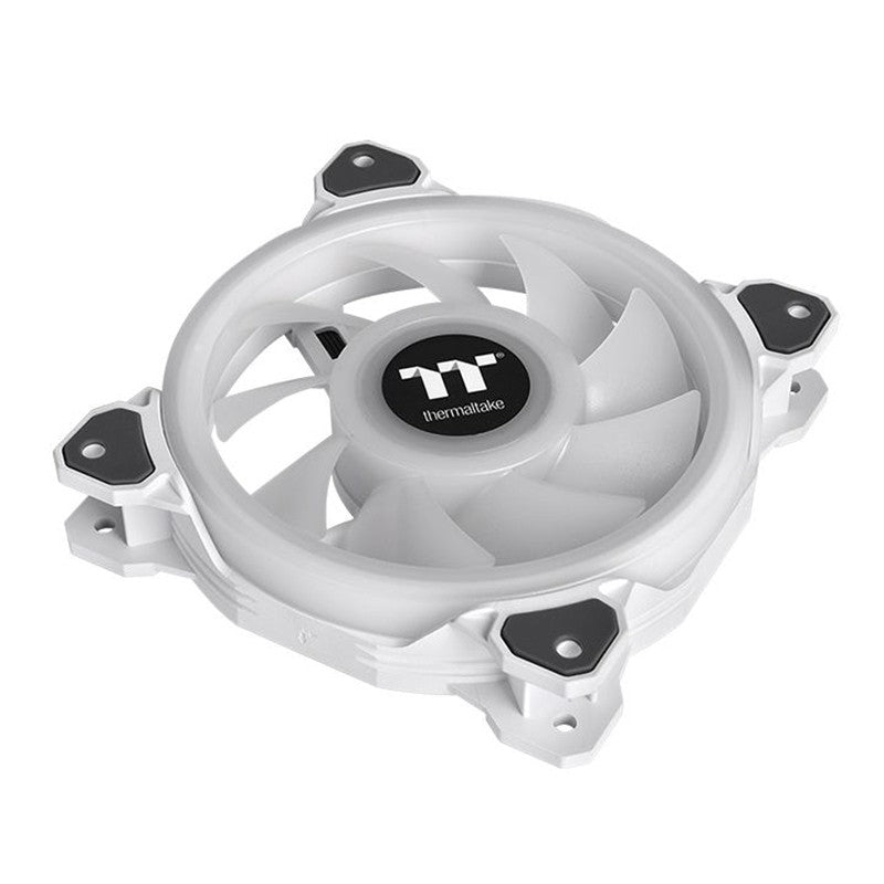Thermaltake Riing Quad 12 120mm RGB Radiator Fan TT Premium Edition White - 3 Pack