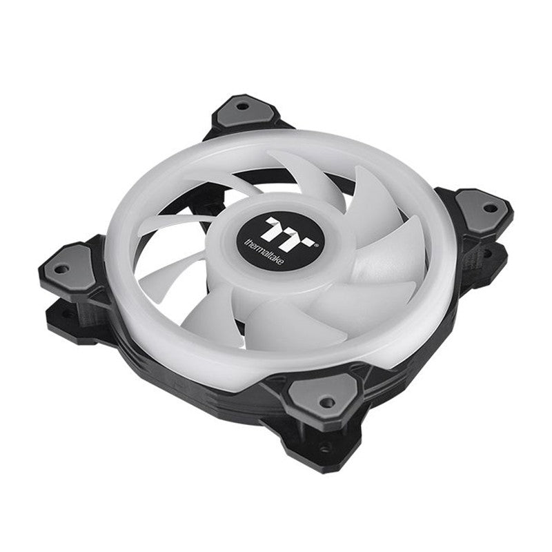 Thermaltake Riing Quad 14 140mm RGB Radiator Fan TT Premium Edition Black - 3 Pack