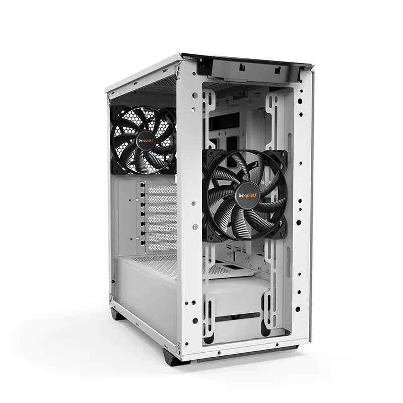 be quiet! Pure Base 500 Tempered Glass ATX Case - White