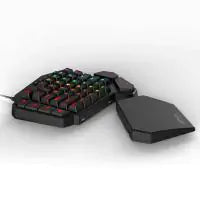 Redragon K585 DITI One-Handed RGB Mechanical Gaming Keyboard,Blue Switch