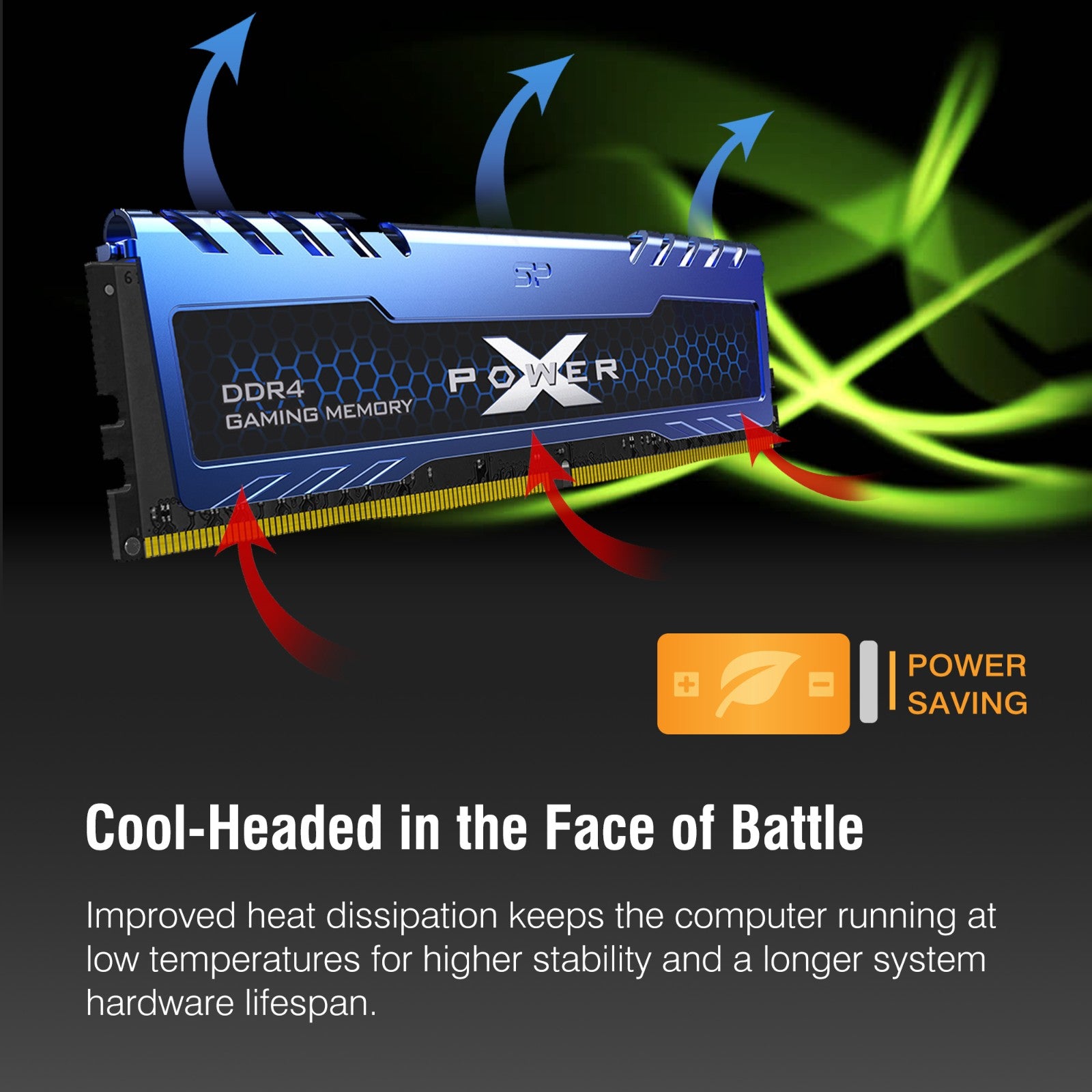 Silicon Power 16GB  SP016GXLZU360BDA 3600MHz Turbine Gaming Desktop Memory DDR4 RAM