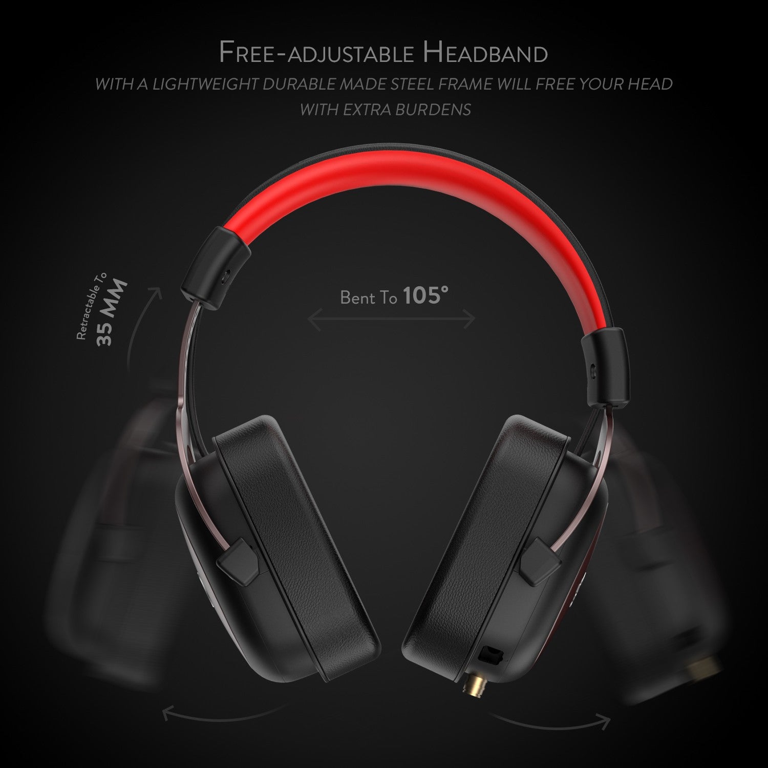Redragon H510 Wired Gaming Headset - 7.1 Surround Sound - Memory Foam Ear Pads