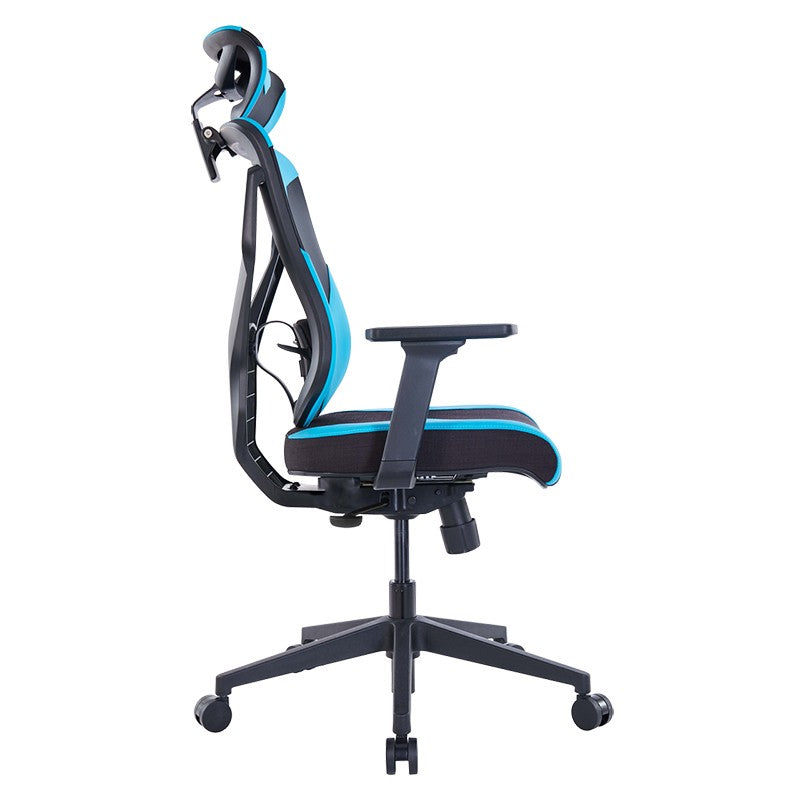 ONEX Black Vida Ergonomic Gaming Chair - Black/Blue