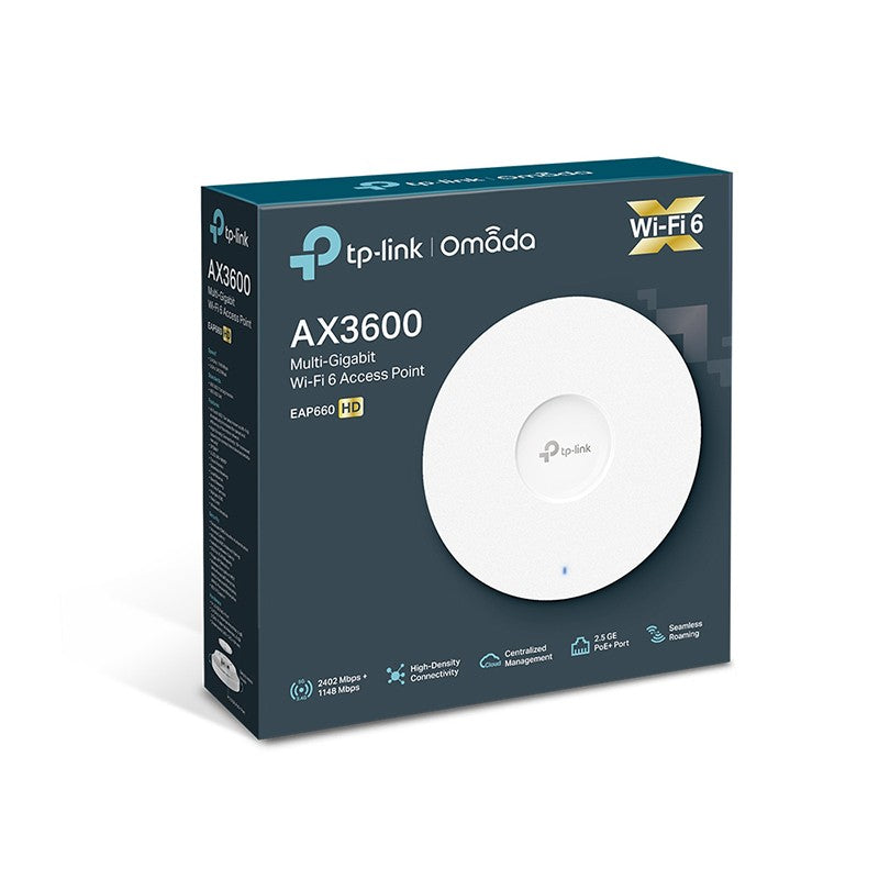 TP-Link AX3600 Wireless Dual Band Multi-Gigabit Ceiling Access Point